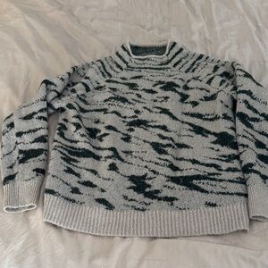 Green Patterned Sweater